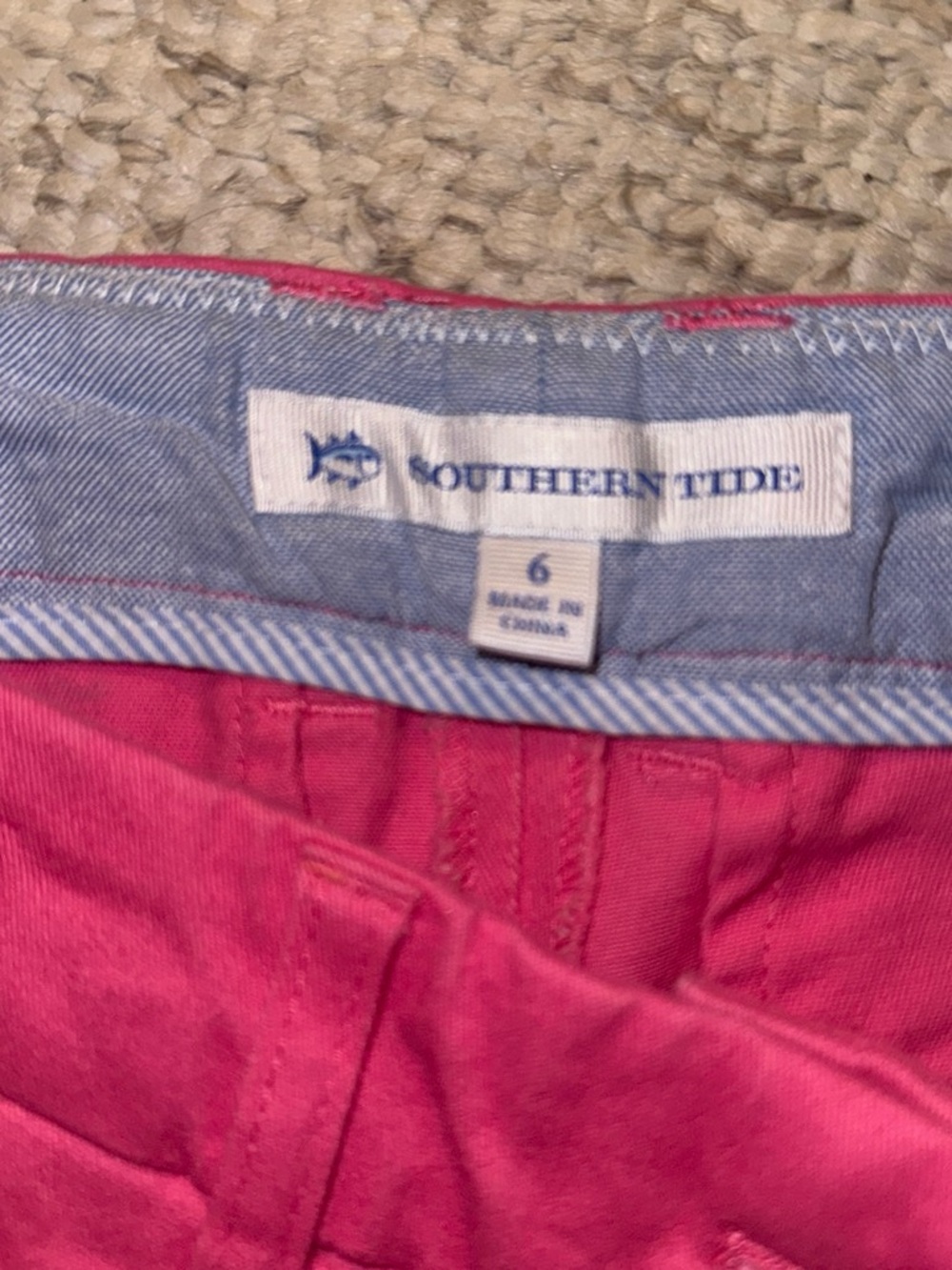 Southern Tide Hot Pink Women’s Shorts - Picture 4 of 5
